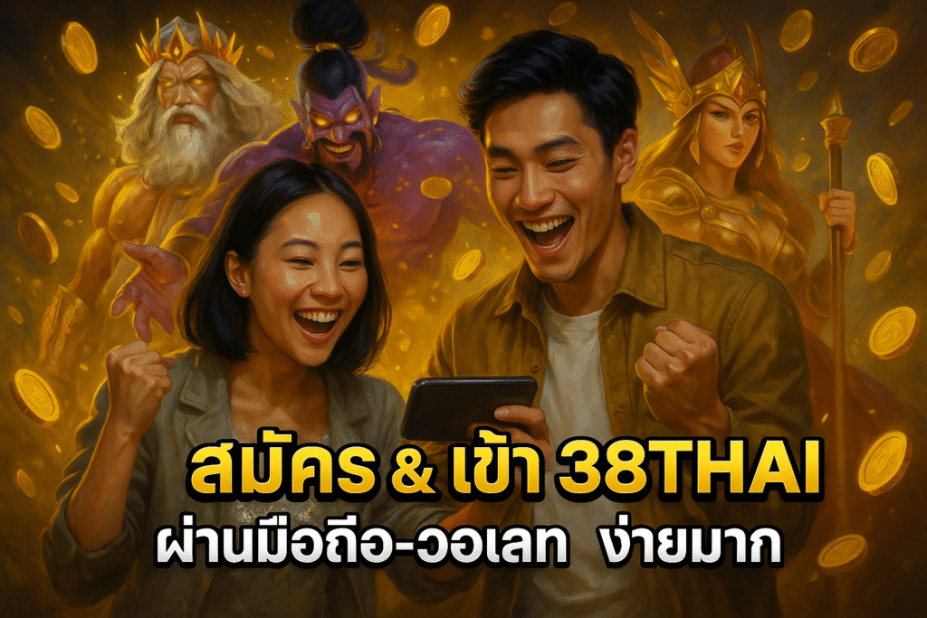 สมัคร & เข้า 38THAI ผ่านมือถือ-วอเลท ง่ายมาก
