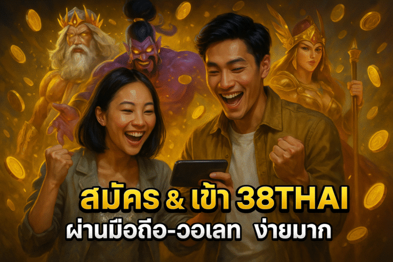 สมัคร & เข้า 38THAI ผ่านมือถือ-วอเลท ง่ายมาก