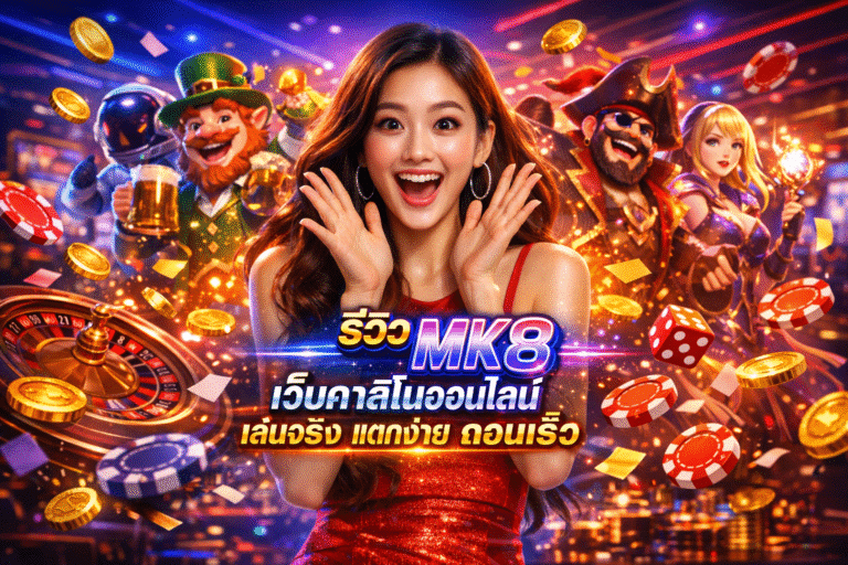 รีวิว MK8 เว็บคาสิโนออนไลน์ เล่นจริง แตกง่าย ถอนเร็ว