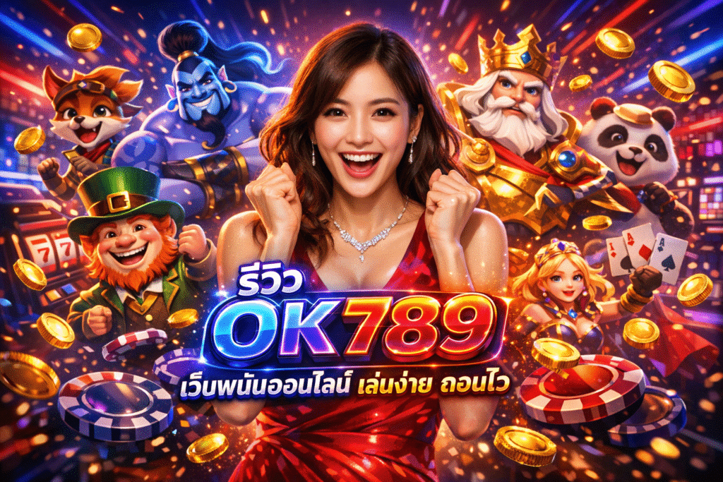 รีวิว OK789 เว็บพนันออนไลน์ เล่นง่าย ถอนไว